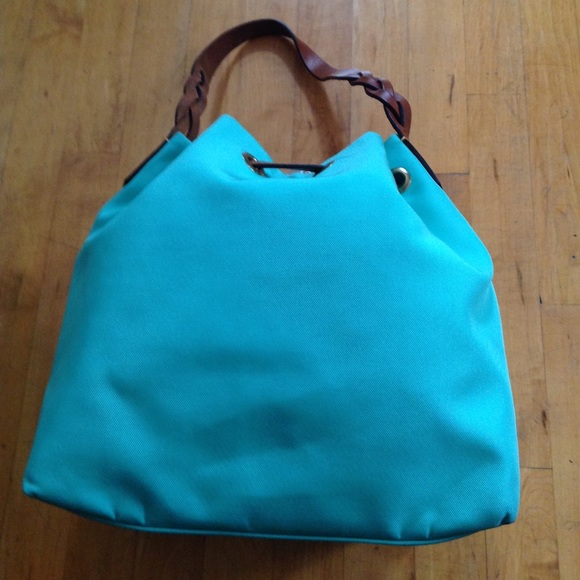 Dooney Bourke Canvas Bucket Bag/ Drawstring - Picture 5 of 8